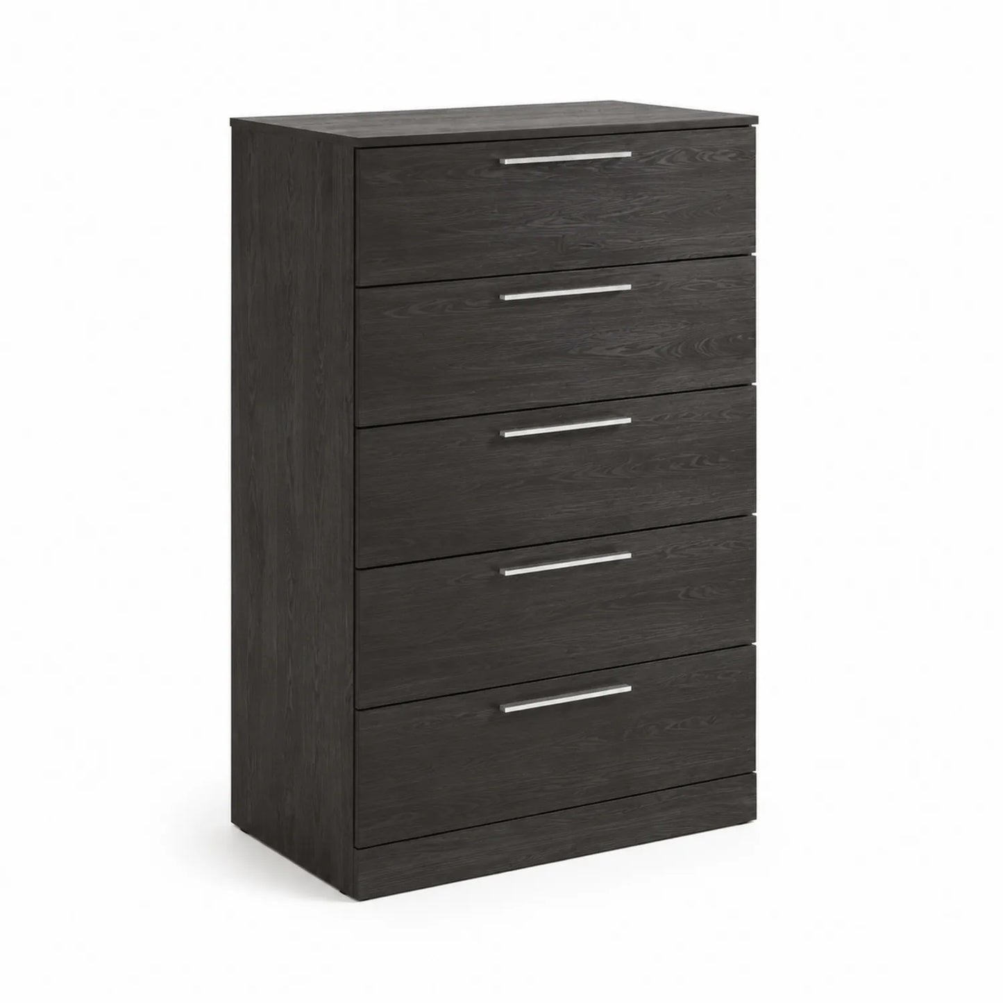 Commode 5 tiroirs Bois Noir 120x60x40 cm