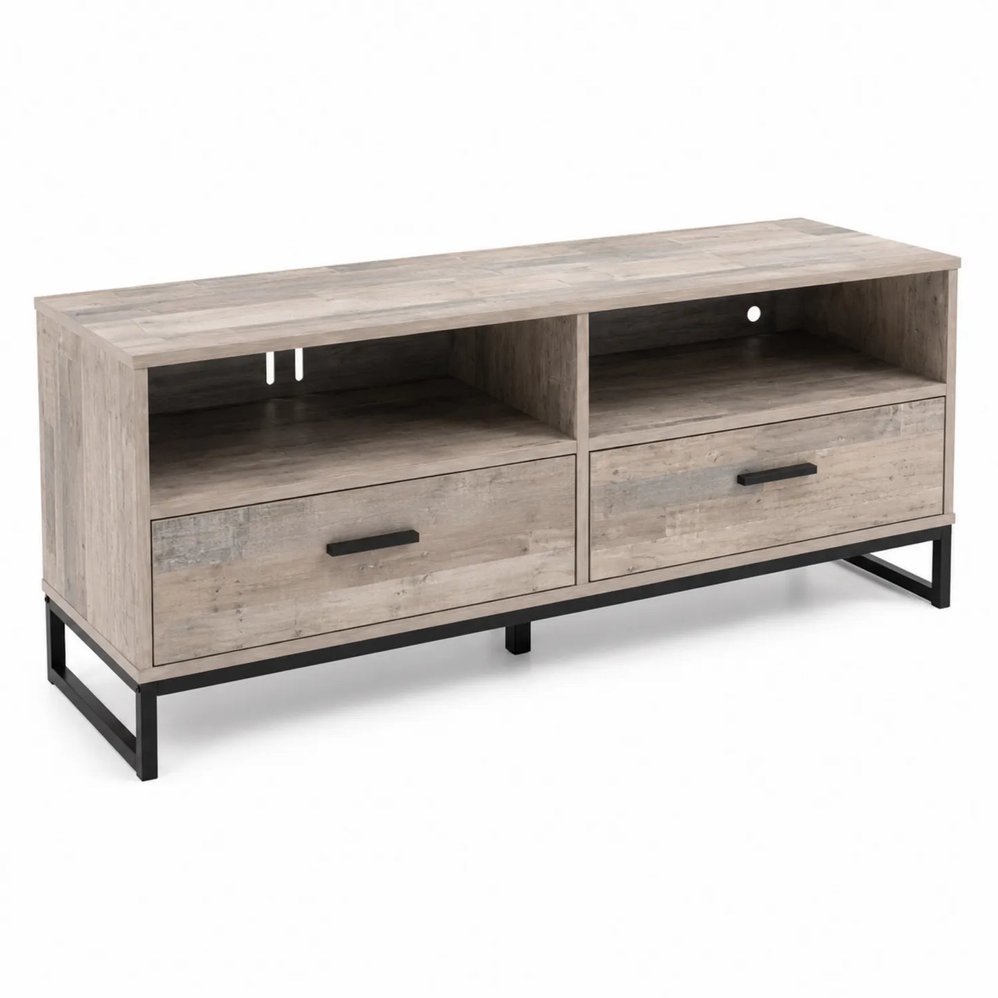 Meuble TV en Bois d'ingénierie et Métal 120x40x50 cm