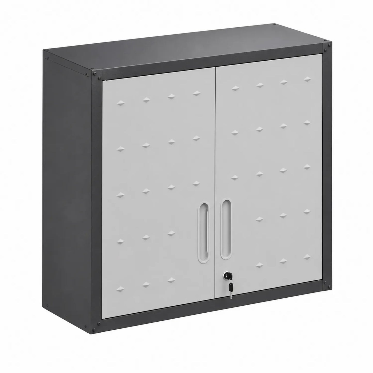 Armoire de rangement en acier avec portes verrouillables 80x90x40 cm