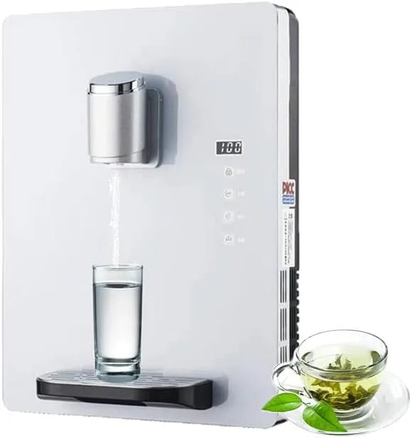 Unité Murale Alimentée Par Le Secteur, White, Fontaine à Eau électronique 2200 W Avec Sécurité Enfant, Capacité D'eau Chaude 30 L/H, 2 Fonction