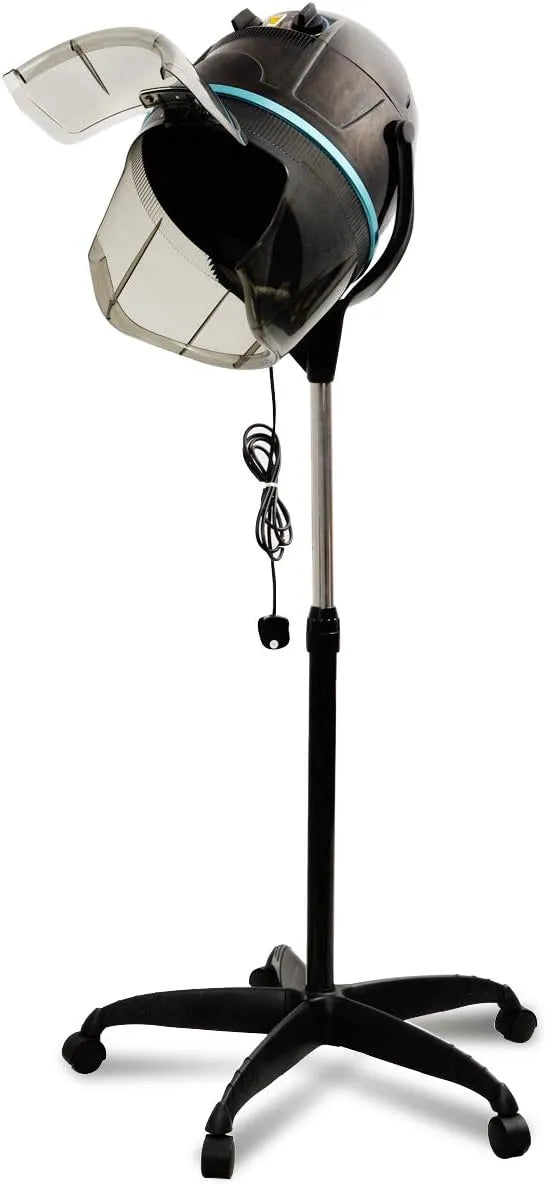 Ajustable, 160 CM, 1050 W, minuteur, décoration de salon, professionnel, 2 zones de température, noir, pour Salon de Coiffure Maison Noir, DREAMADE
