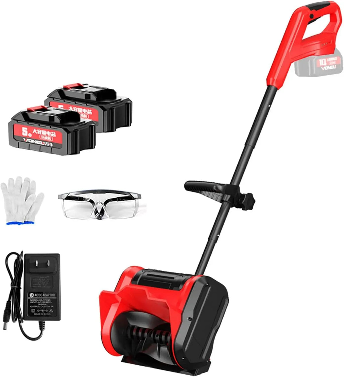 brushedmotor-2 1500mah, l'usine, pour Pelle à neige pour la maison, Fraise à neige électrique 3300 tr/min, Distance de lancer : 8 m, l'entretien des