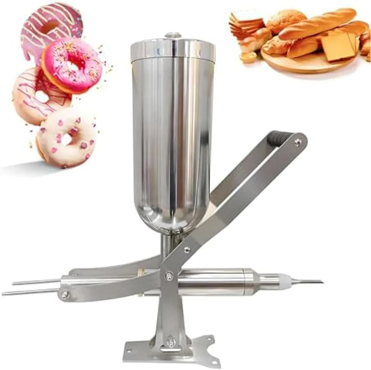 Machine, acier inoxydable, Cette Machine Manuelle à remplir Les Beignets