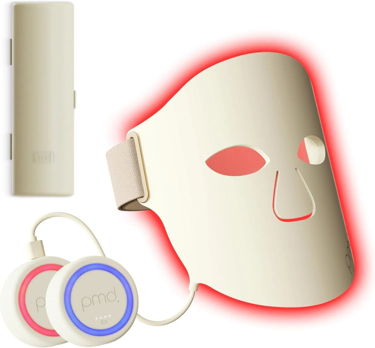 couverture, 3 niveaux, rouge, PMD, LED, Beauty Masque LED visage qualité clinique
