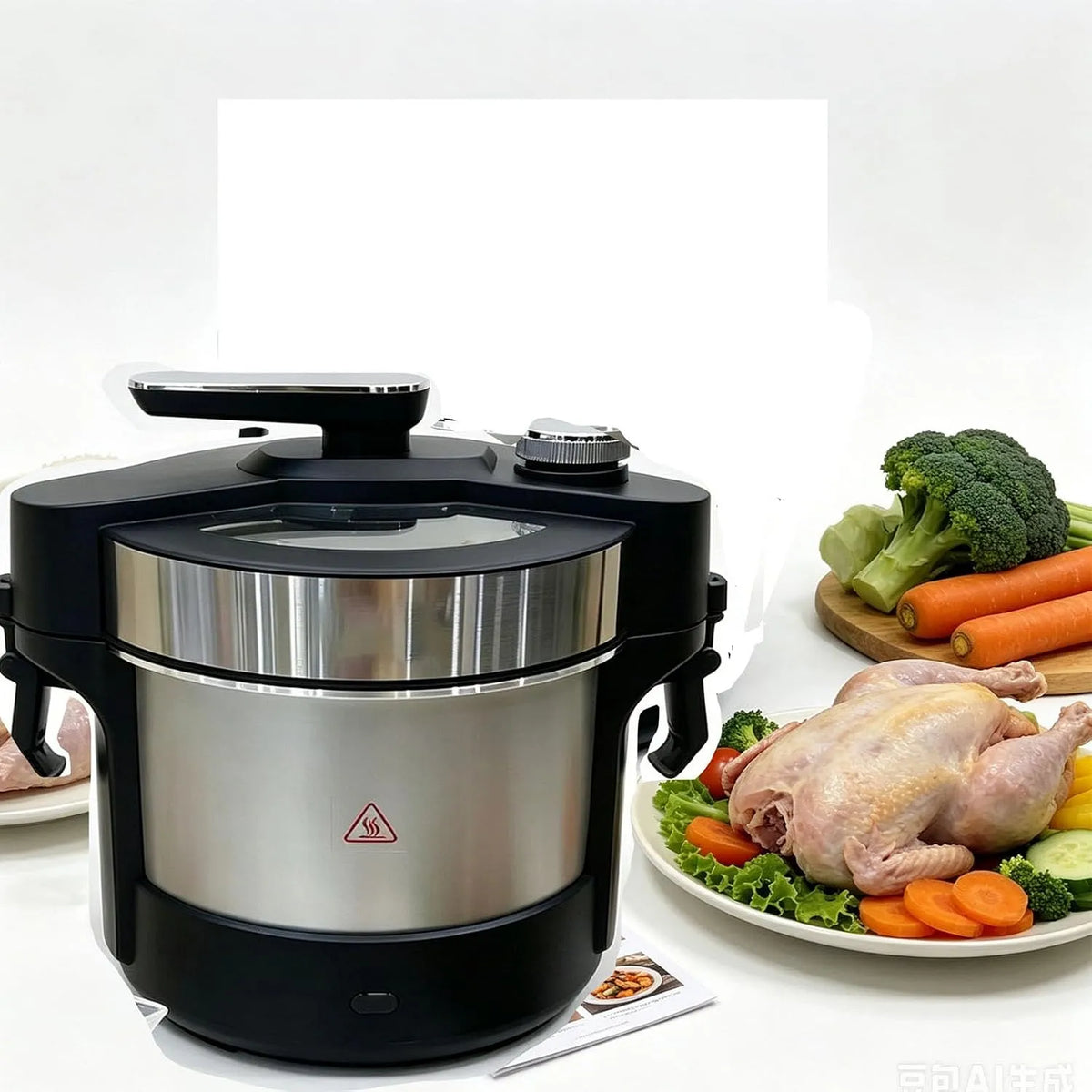 Machine À Piler, Robot, 6 L, 1000 W, minuteur, acier inoxydable, pour Fufu Et Amala