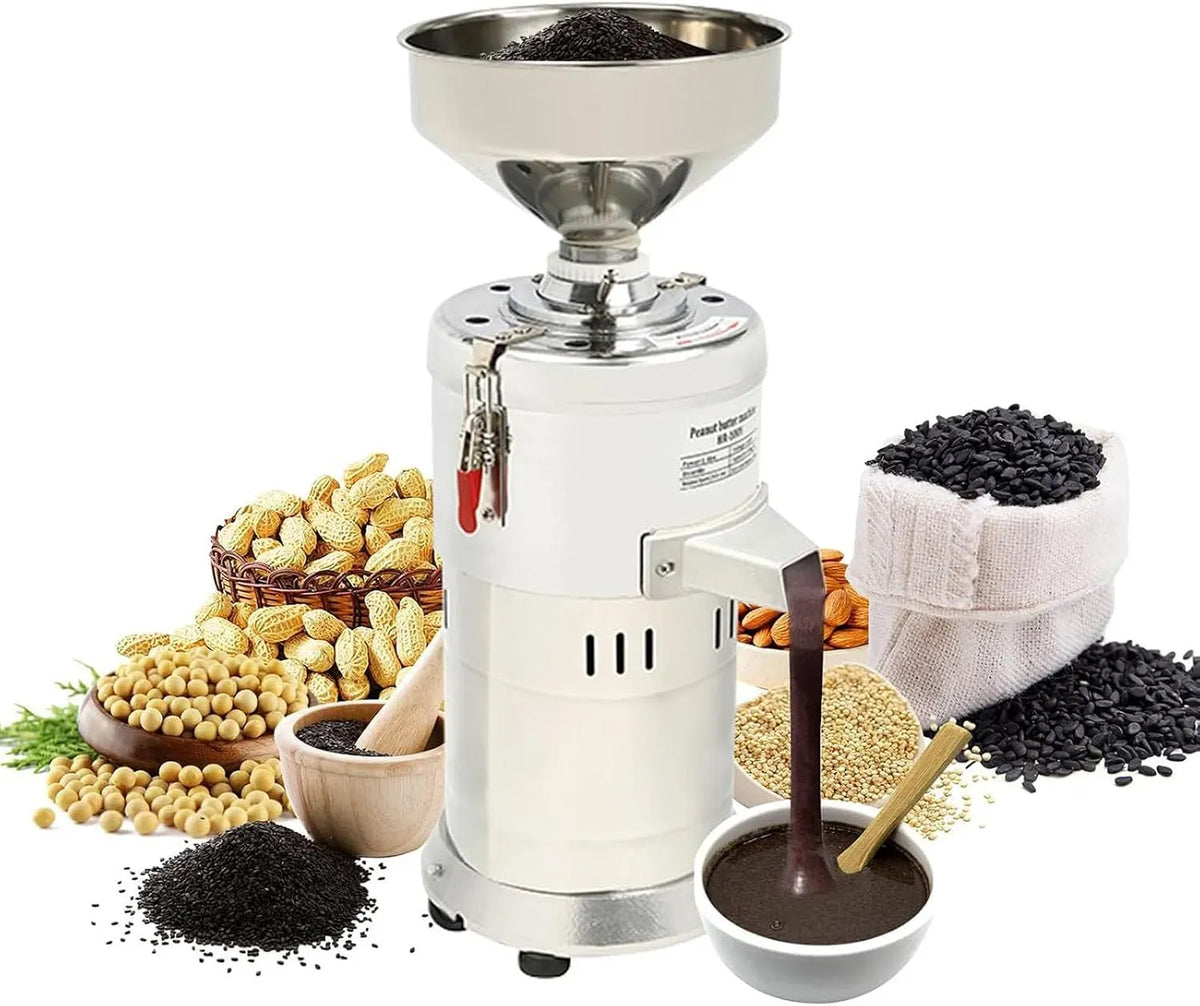 Machine à Beurre, Machine à Lait, machine à lait végétal et lait de noix, 1100 W, 15 kg, professionnel, pour Sauce au sésame