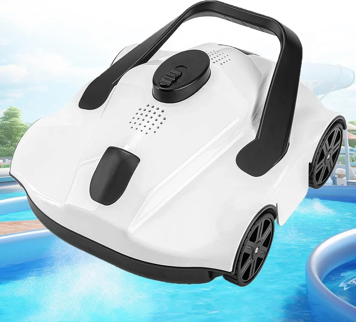 Aspirateur, application, gris, idéal pour Les piscines creusées jusqu'à 100 m²