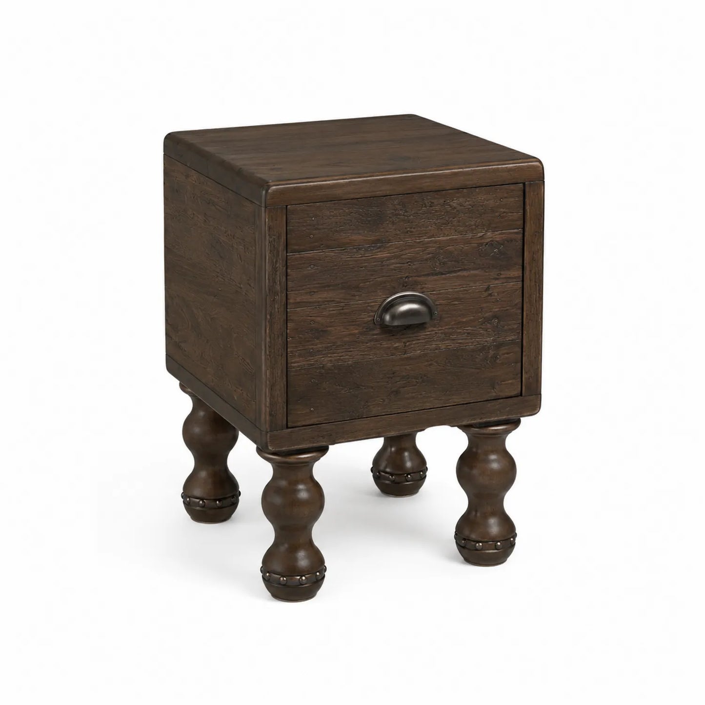 Table de chevet en bois avec tiroir 45x35x35 cm