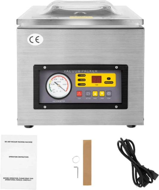V 120 DZ-260C Machine à emballer, 120 W, 220 V, acier inoxydable