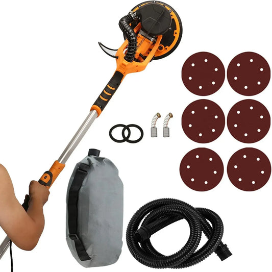 Aspirateur, Ponceuse Murale à Poignée Rétractable de 1,2 à 2,2 Mètres