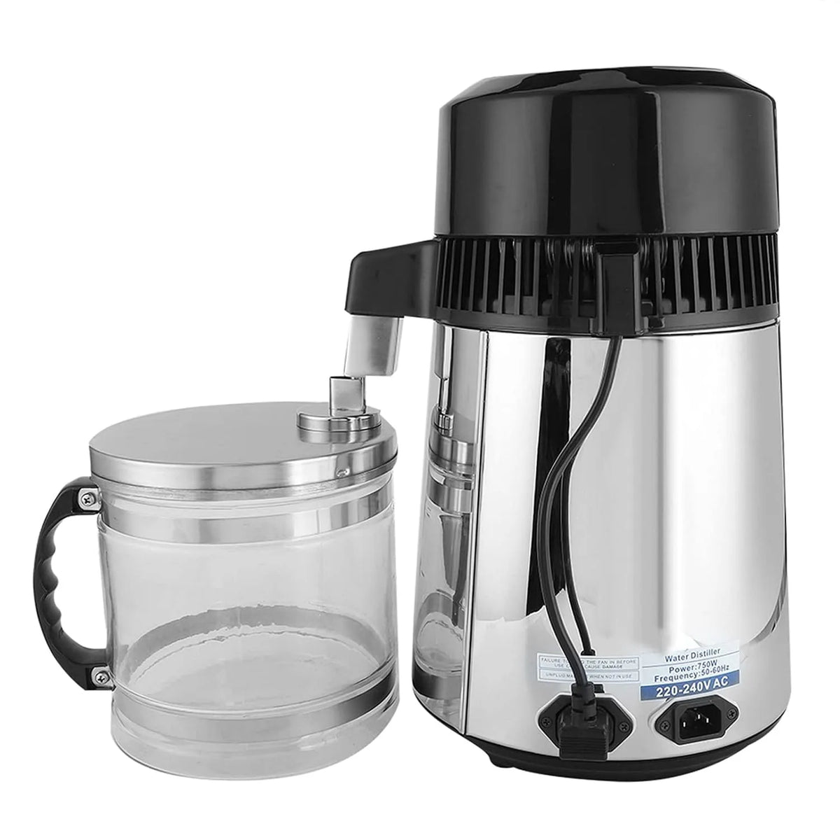 UE 220V Prise, 4 L, 220 V, acier inoxydable, pour Comptoir Domestique avec Arrêt Automatique