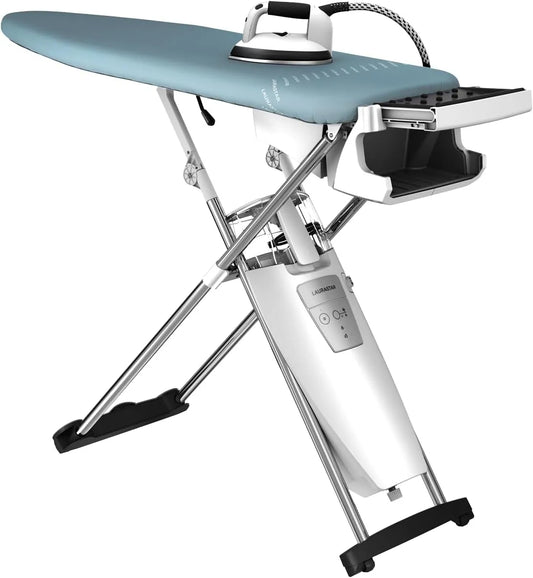 Table, roulettes de déplacement, grand réservoir, vapeur, hygiène, amovible