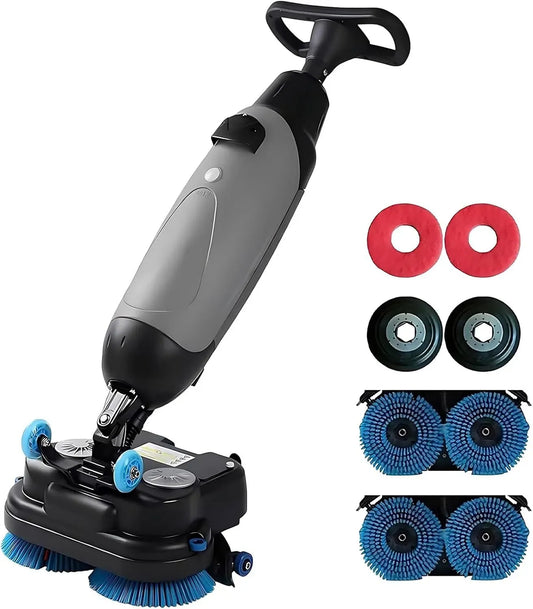 Machine de Nettoyage, Brosse, 18 pouces, industriel, professionnel, sans fil, gris, pour Bureau