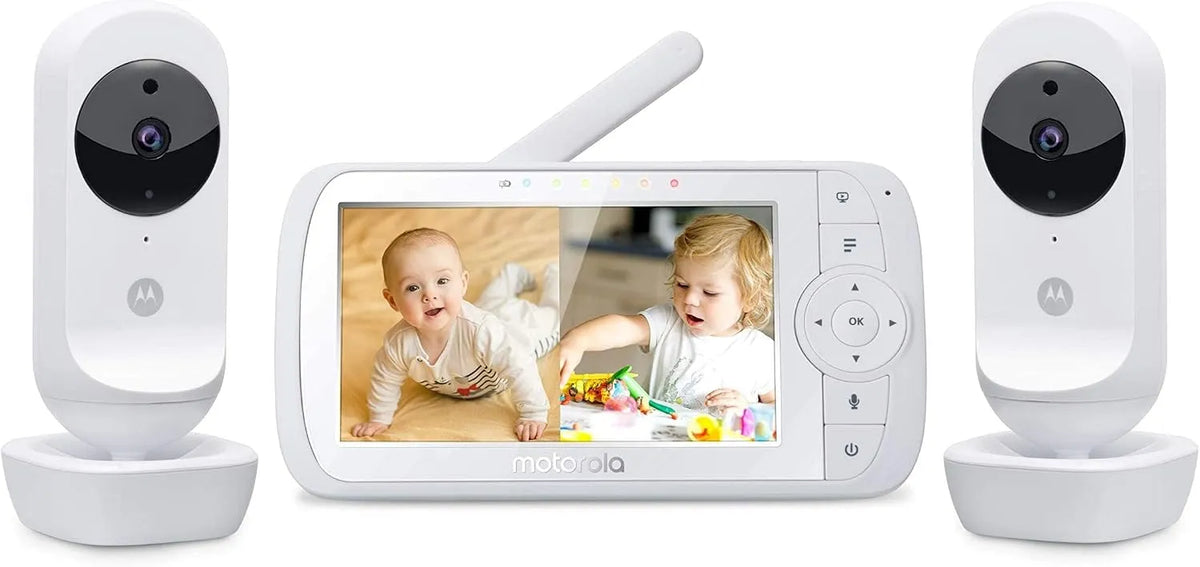 Moniteur, Motorola VM35-2, 2 zones de température, blanc, Visualisation sur Écran 5