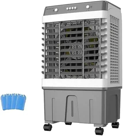 Climatiseur, portable, extérieur, industriel, 3 vitesses, oscillation, professionnel, Oscillation à 120°, 3 Vitesses pour terrasse