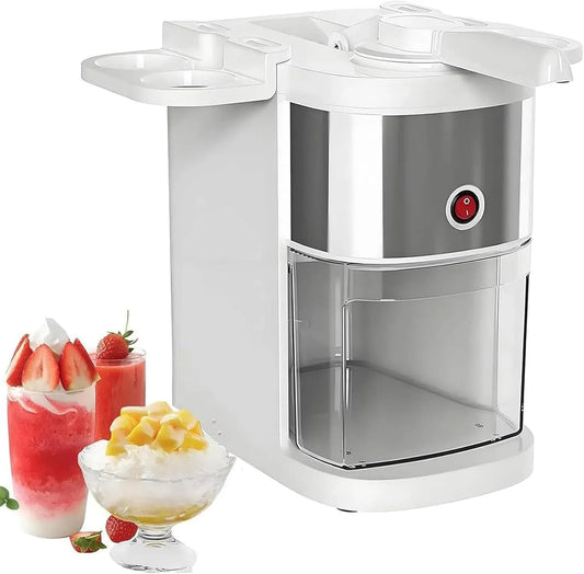 Lames Commerciales en Acier Inoxydable, Broyeur À Glace Électrique 220v 200w, pour La Préparation De Smoothies Et De Boissons Froides