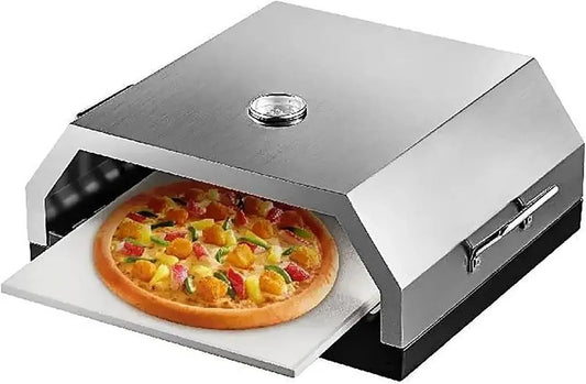 Four électrique à pizza, portable, acier inoxydable