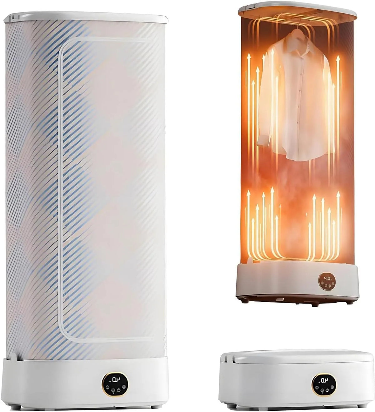 Sèche-linge, 1000 W, portable, vapeur, appareil sèche-linge, défroisseur et sèche-Linge Pliables