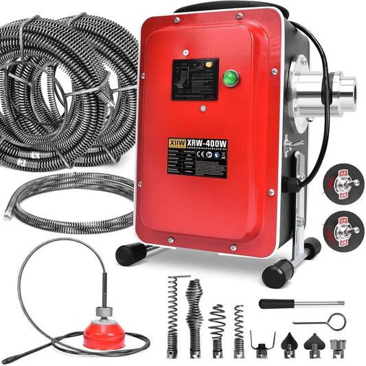 Moteur, 400 W, 31,5 m, 10 mm, 16 mm, 26,5 m, 100 mm, pour Canalisations Ø30-100 mm, XIIW