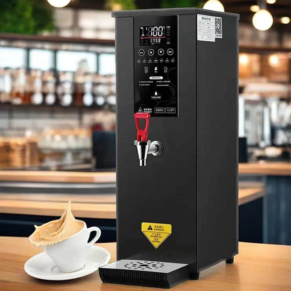 Chauffe-eau, 25 L, 3000 W, 60 à 100 °C, professionnel, noir