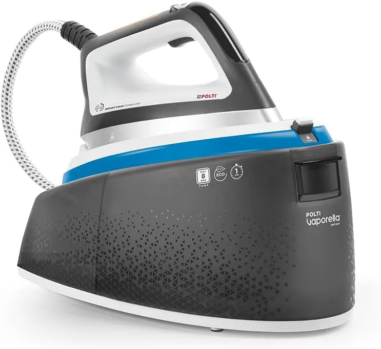 VI50.40 Générateur, fer à repasser électrique, 2 L, 2200 W, 4 programmes, vapeur, gris, Polti