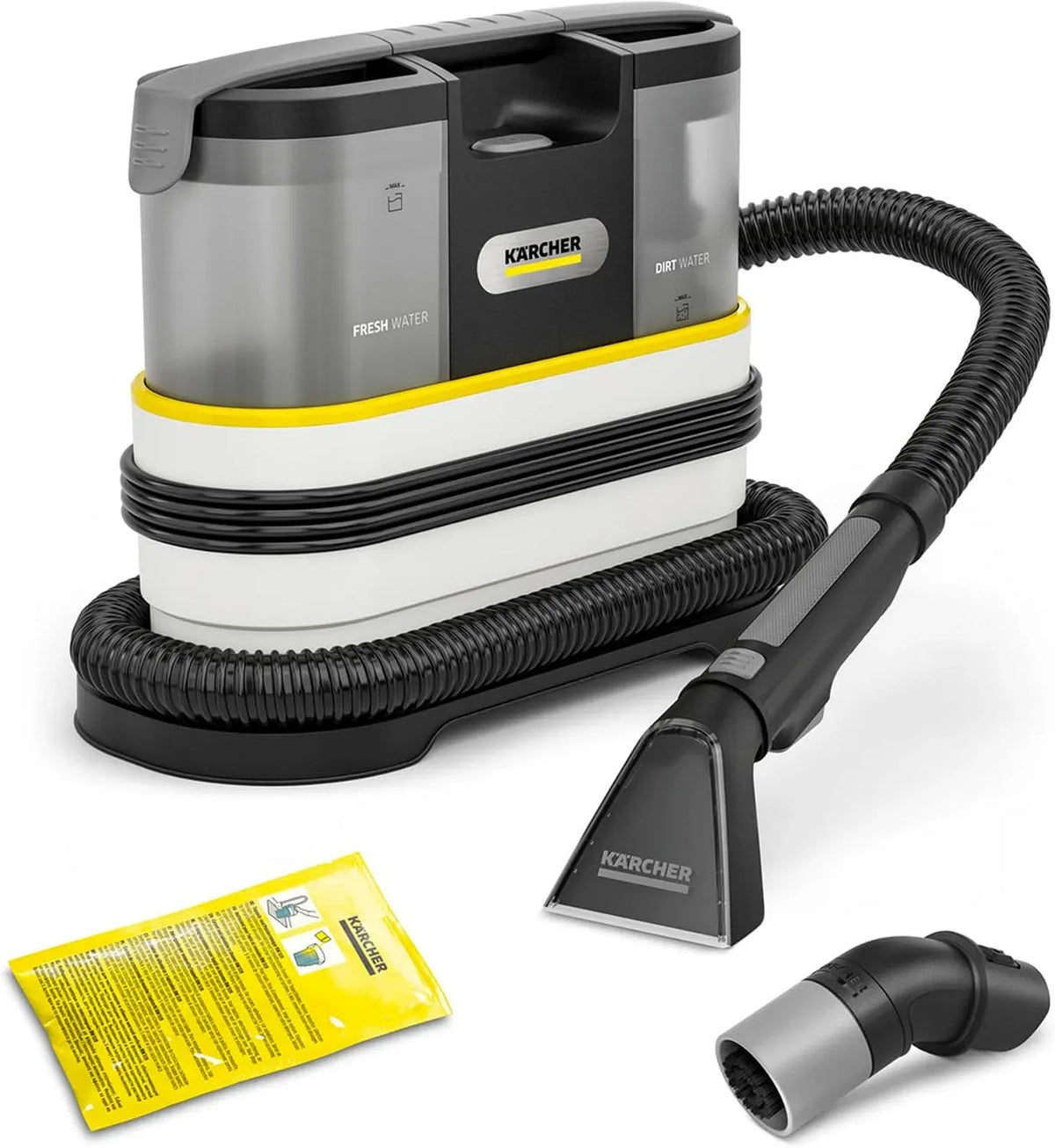 Kärcher SE 2 brosse, 1,5 L, 450 W, 2,89 m, 4,2 kg, grand réservoir, pour meubles