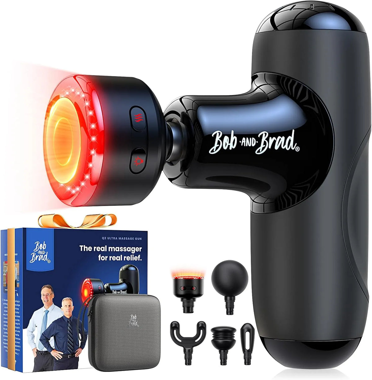 Portable, appareil de massage musculaire, fonction chauffante, BOB AND