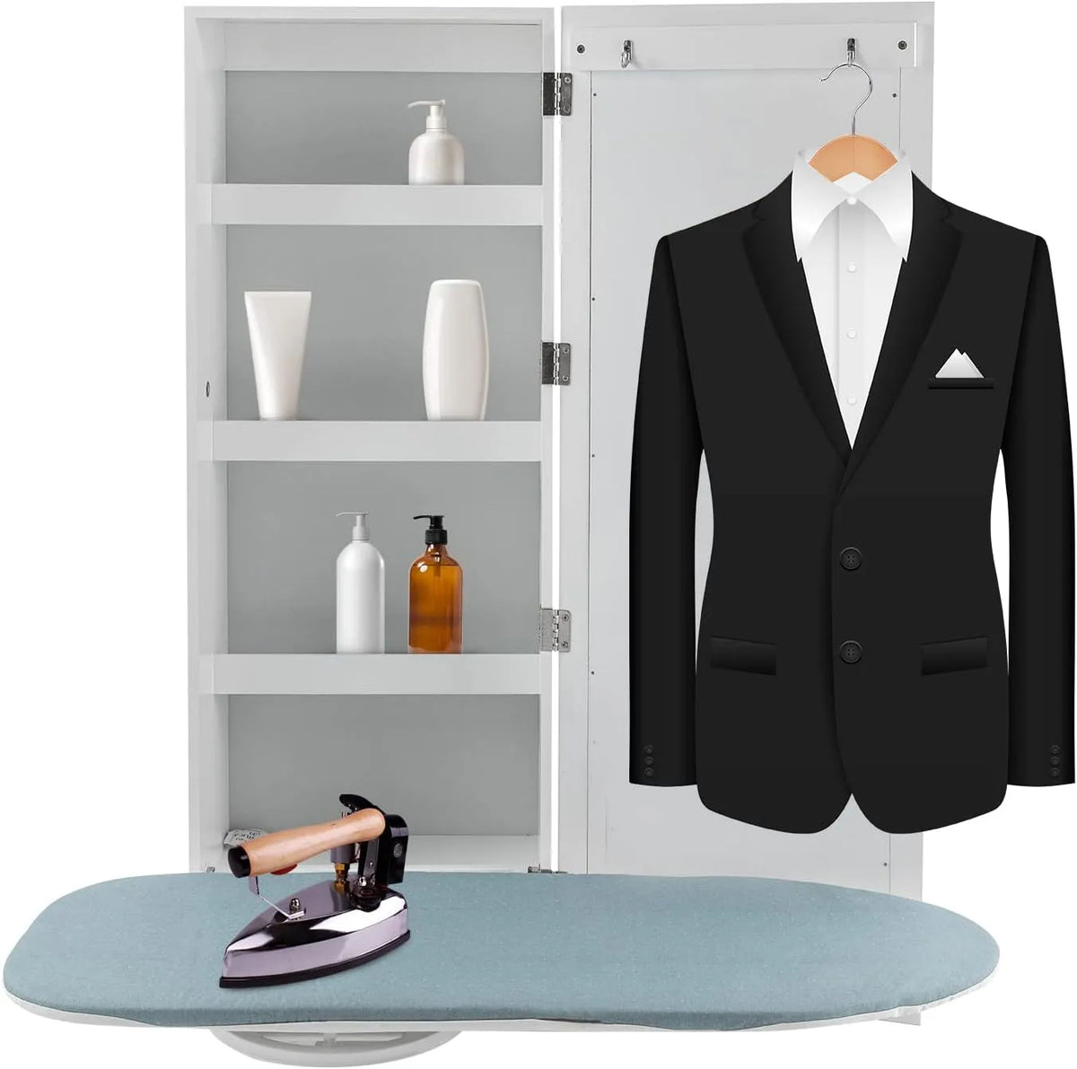Planche, Armoire, pose au sol et murale, pour la maison et la chambre à